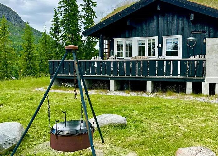 Дом отдыха Family-friendly Mountain At Haglebu